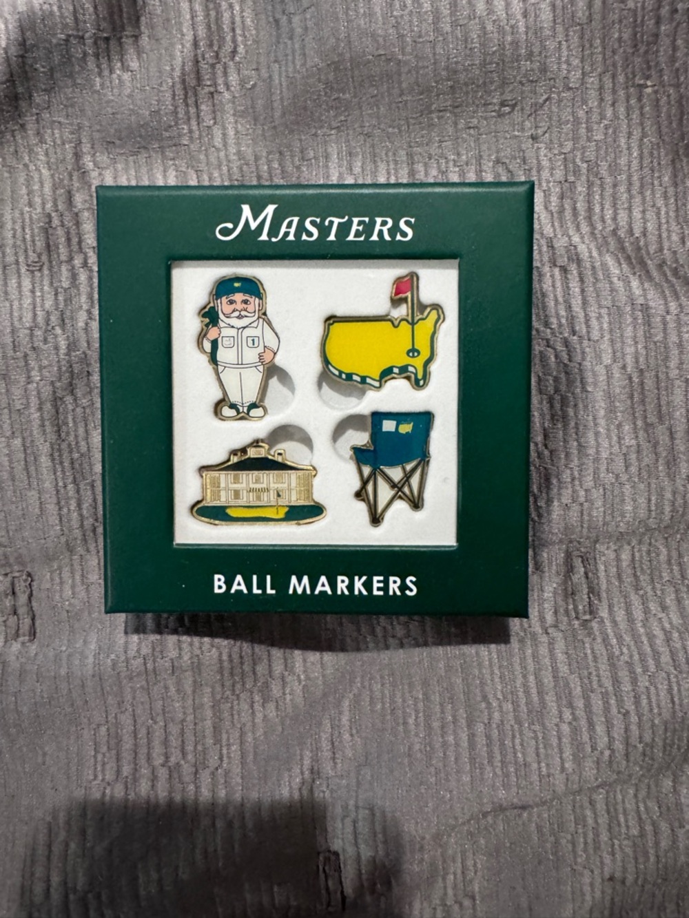 2026 Masters Golf Tournament Concession Stand Enamel Ball Markers Augusta New